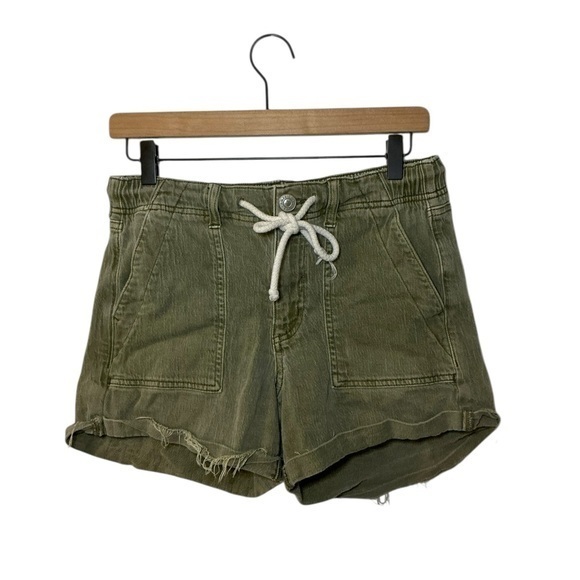 American Eagle Outfitters Pants - American Eagle Outfitters Green Cargo Shorts Relaxed Fit